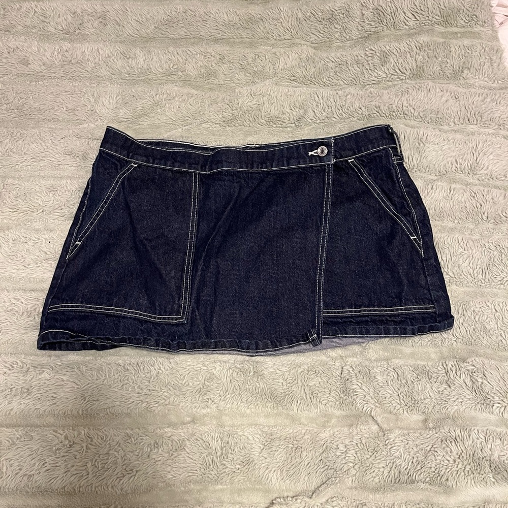 Abercrombie & Fitch Dark Blue Mini Skirt